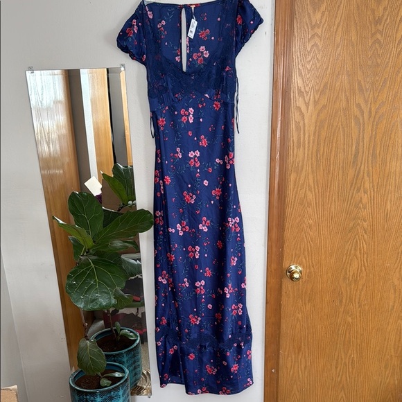 Free People Blue Floral Dress - Picture 4 of 8